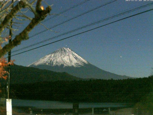 西湖からの富士山