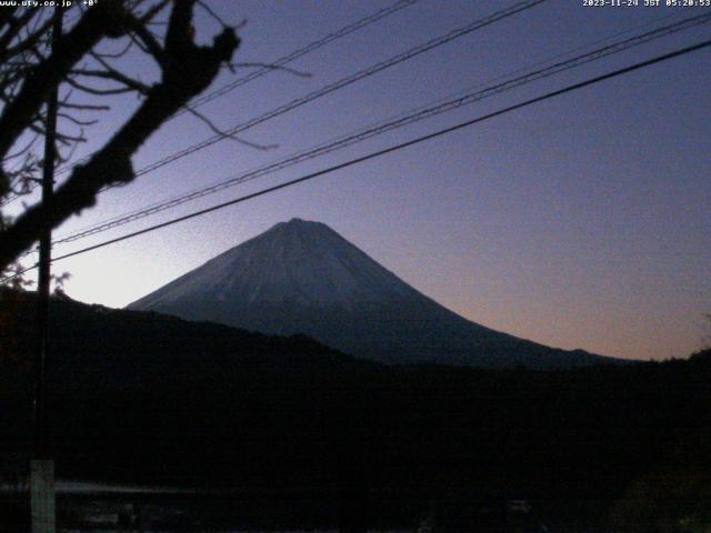 西湖からの富士山