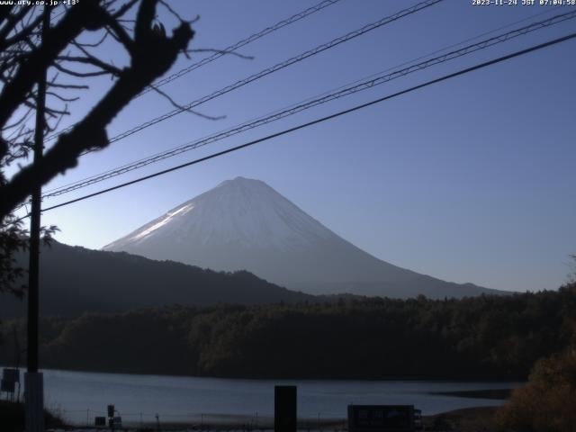 西湖からの富士山