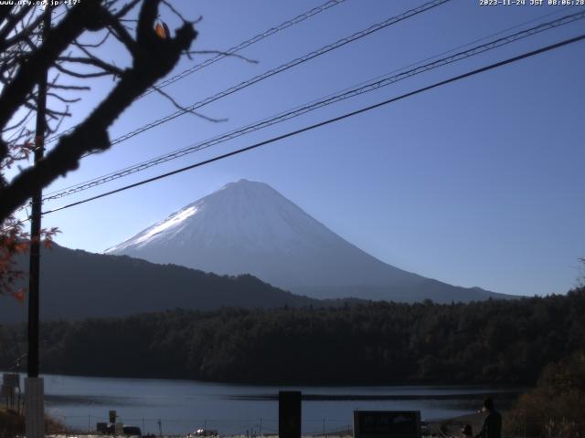 西湖からの富士山