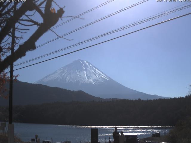 西湖からの富士山