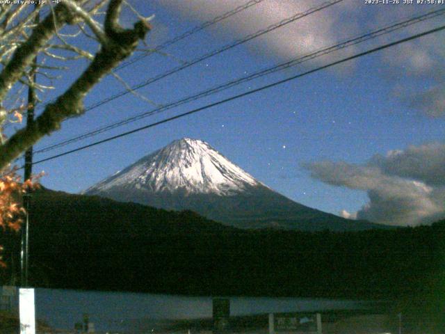 西湖からの富士山