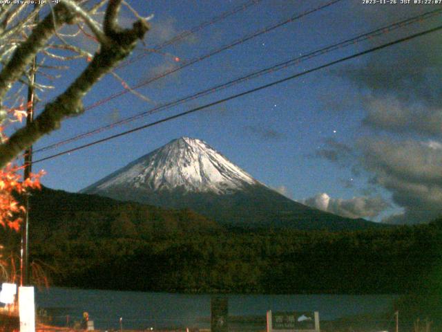 西湖からの富士山