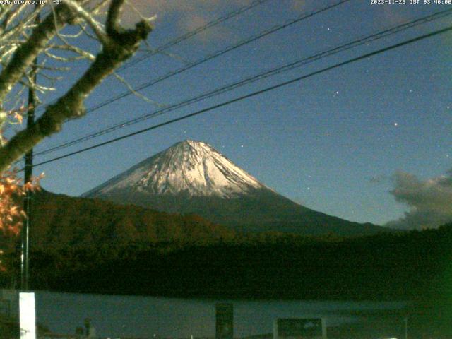 西湖からの富士山