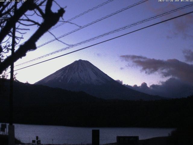 西湖からの富士山