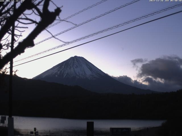 西湖からの富士山