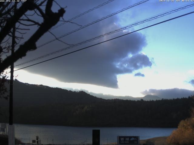 西湖からの富士山