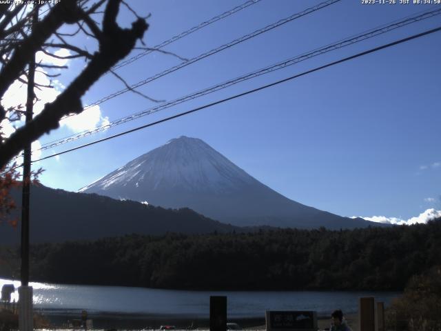 西湖からの富士山