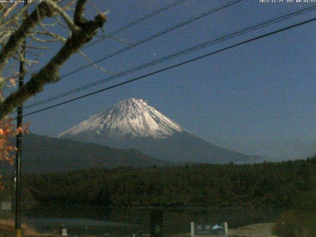 西湖からの富士山