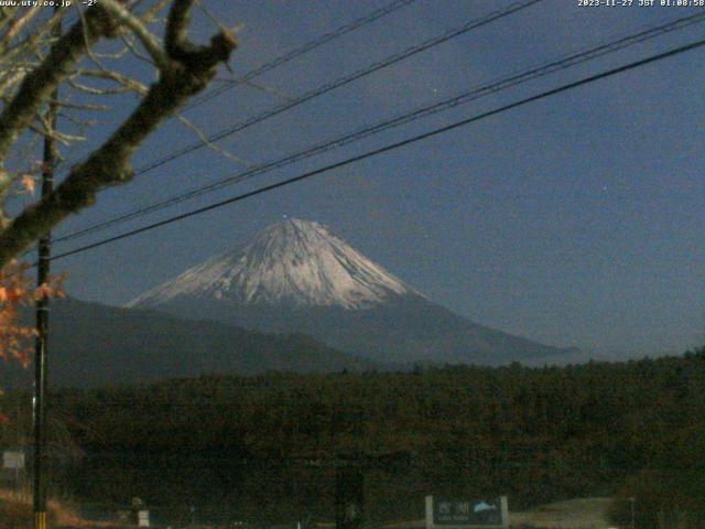 西湖からの富士山