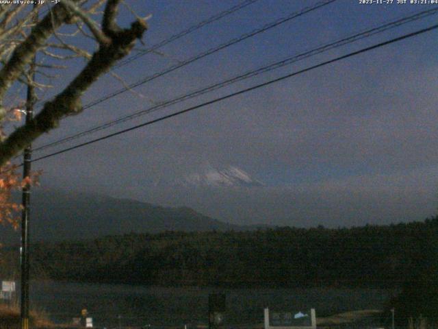 西湖からの富士山