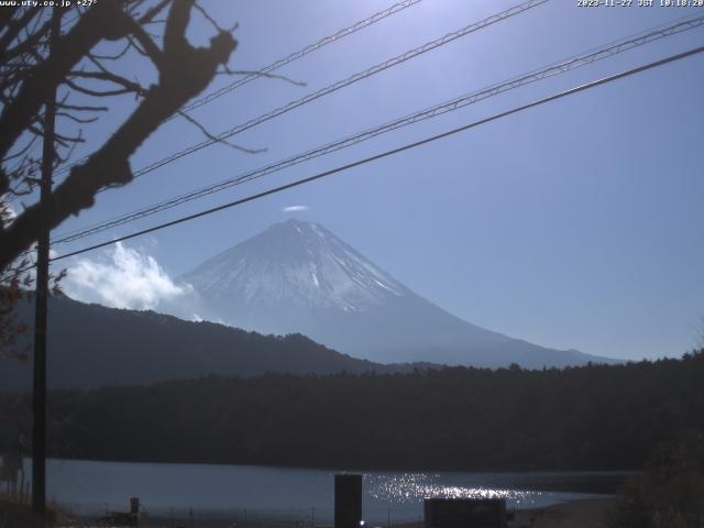 西湖からの富士山