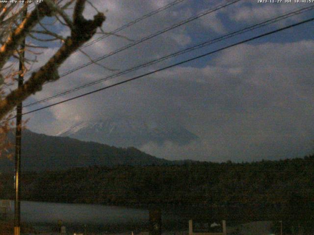 西湖からの富士山