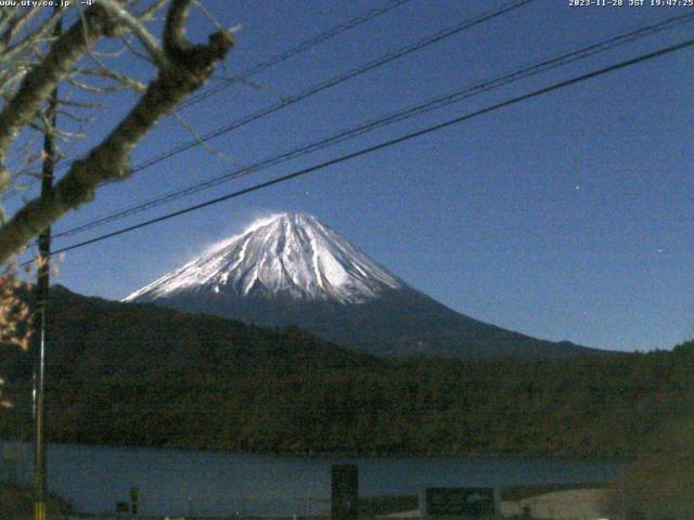 西湖からの富士山