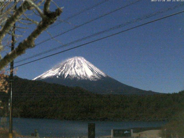 西湖からの富士山