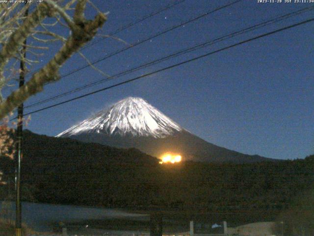 西湖からの富士山