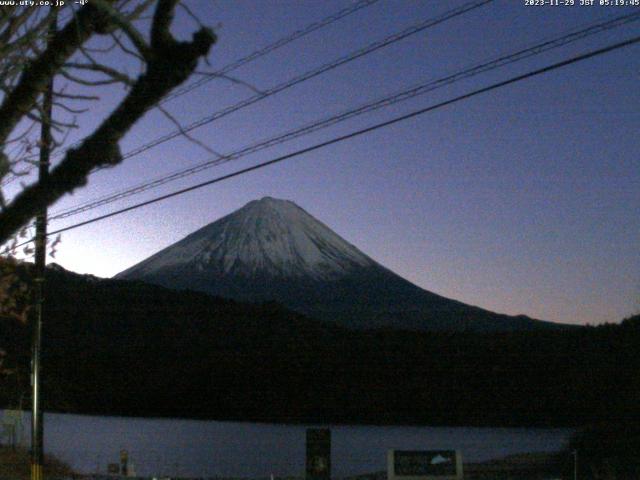 西湖からの富士山