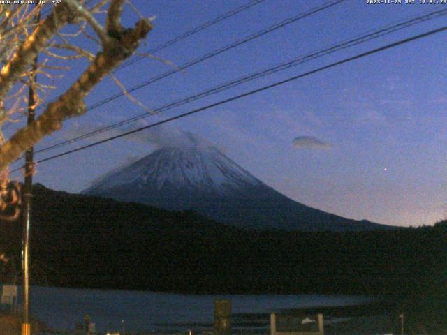 西湖からの富士山