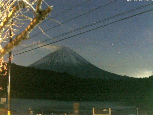 西湖からの富士山