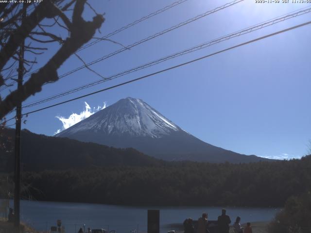 西湖からの富士山