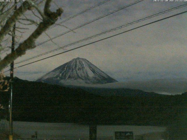 西湖からの富士山