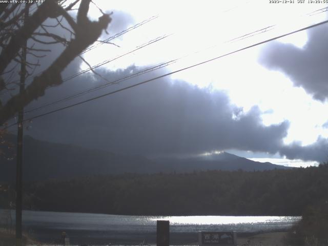 西湖からの富士山