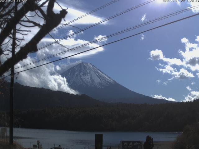 西湖からの富士山