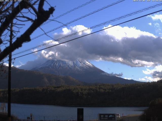 西湖からの富士山