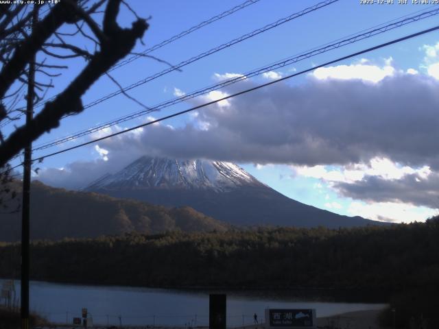 西湖からの富士山