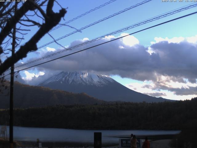 西湖からの富士山