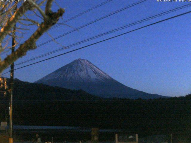 西湖からの富士山