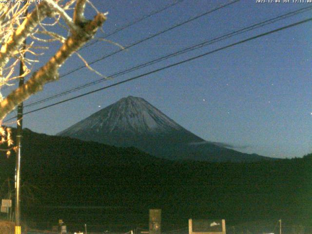 西湖からの富士山