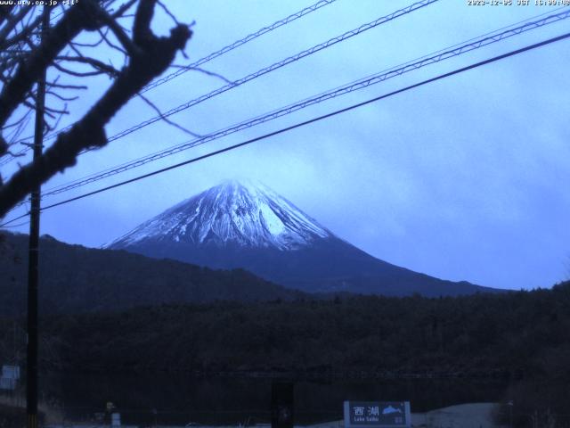 西湖からの富士山