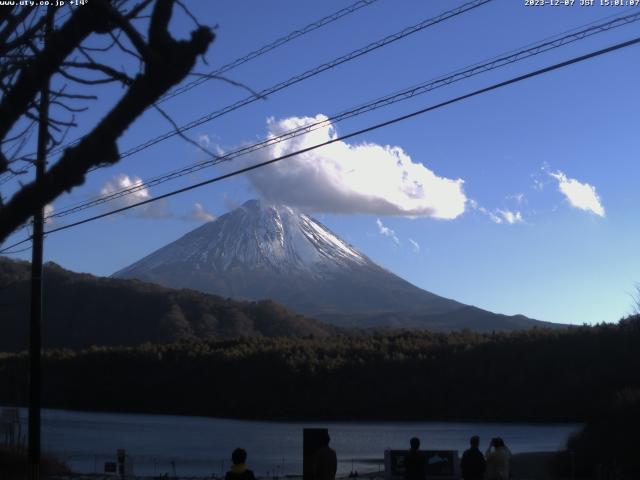 西湖からの富士山