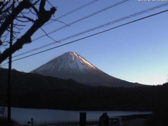 西湖からの富士山