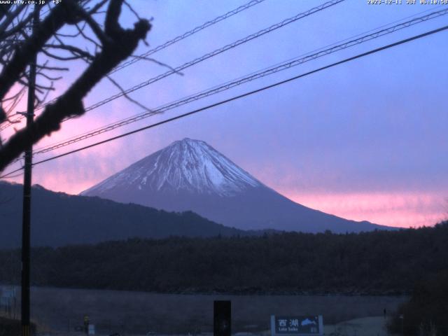 西湖からの富士山