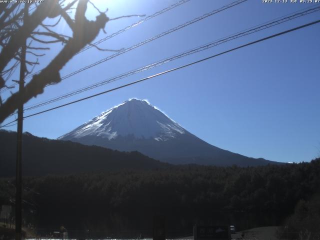 西湖からの富士山