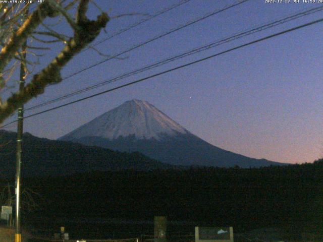 西湖からの富士山