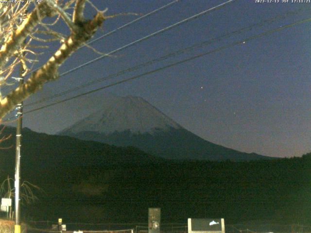 西湖からの富士山