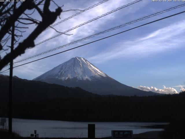 西湖からの富士山