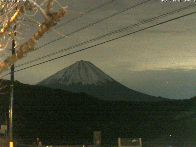 西湖からの富士山