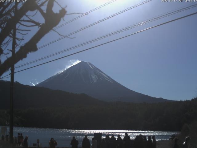 西湖からの富士山