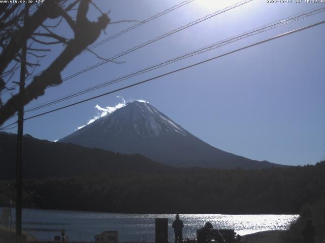 西湖からの富士山