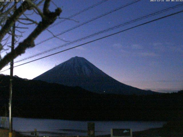 西湖からの富士山