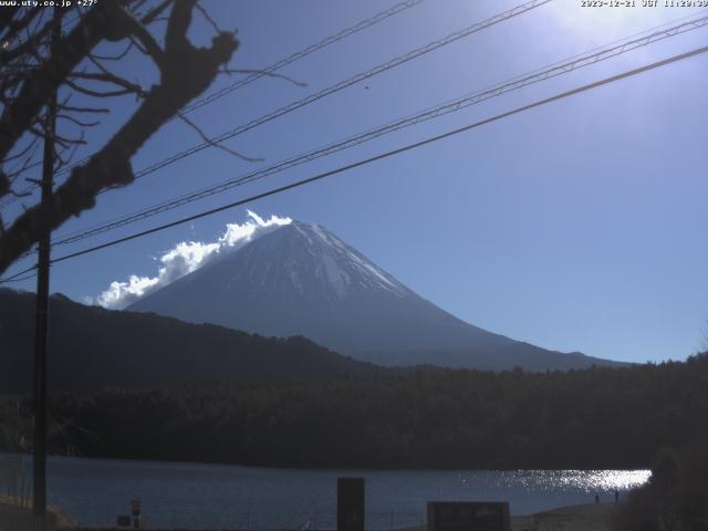 西湖からの富士山