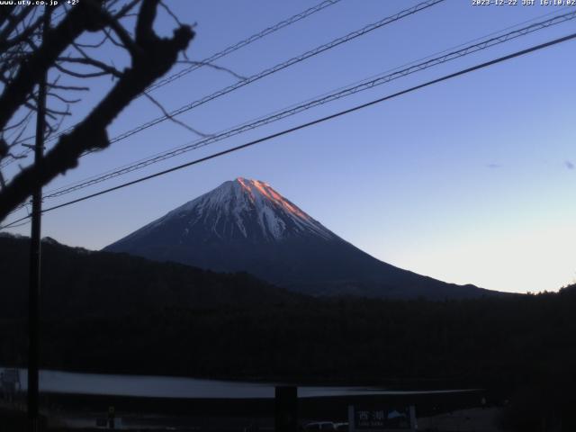 西湖からの富士山