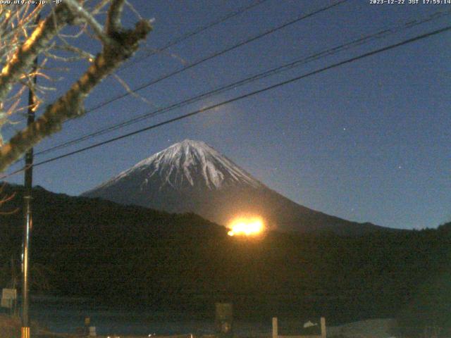 西湖からの富士山