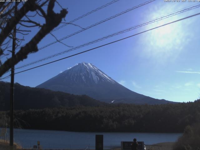 西湖からの富士山