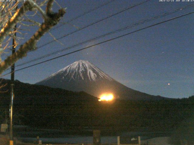 西湖からの富士山