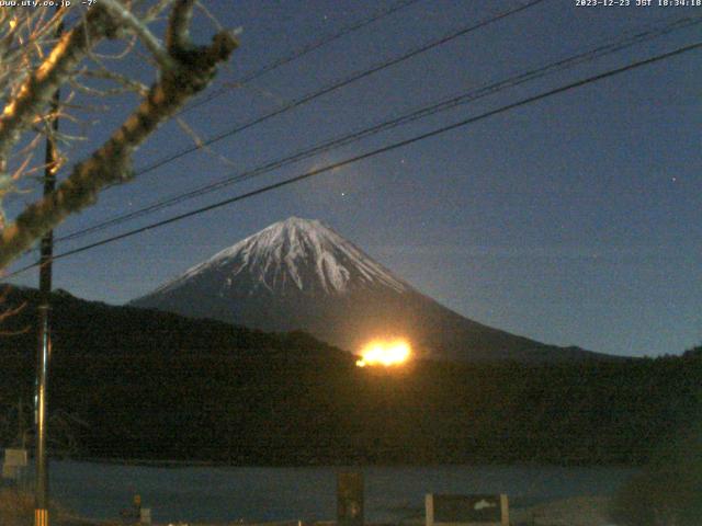 西湖からの富士山